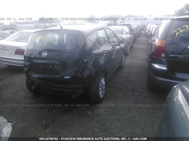 3N1CE2CP6FL393990 - 2015 NISSAN VERSA NOTE S/S PLUS/SV/SL/SR BLACK photo 4