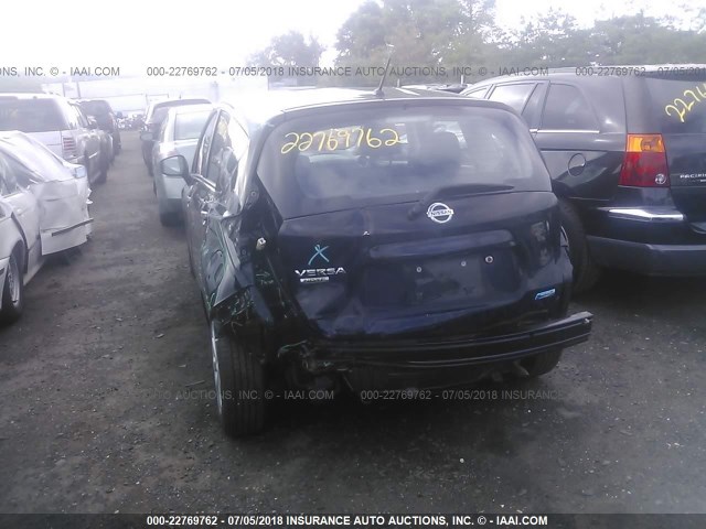 3N1CE2CP6FL393990 - 2015 NISSAN VERSA NOTE S/S PLUS/SV/SL/SR BLACK photo 6
