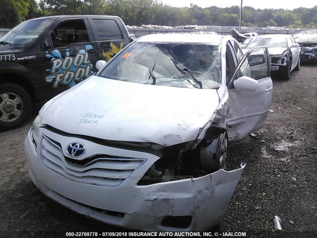 4T1BK3EK7AU604634 - 2010 TOYOTA CAMRY SE/LE/XLE WHITE photo 2