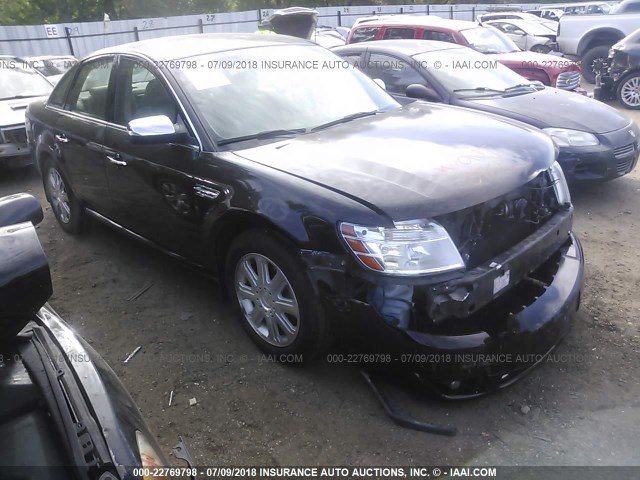 1FAHP25W88G183891 - 2008 FORD TAURUS LIMITED BLACK photo 1