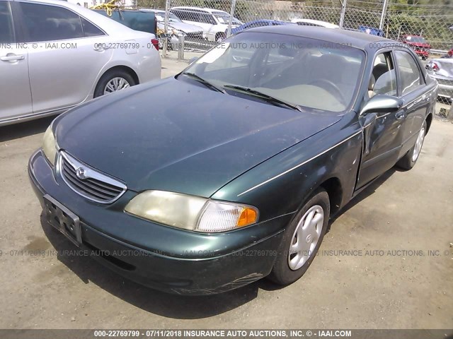 1YVGF22C6X5854403 - 1999 MAZDA 626 ES/LX GREEN photo 2