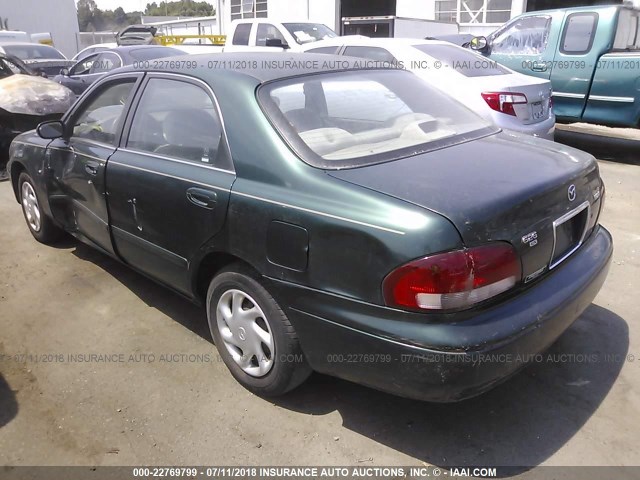 1YVGF22C6X5854403 - 1999 MAZDA 626 ES/LX GREEN photo 3