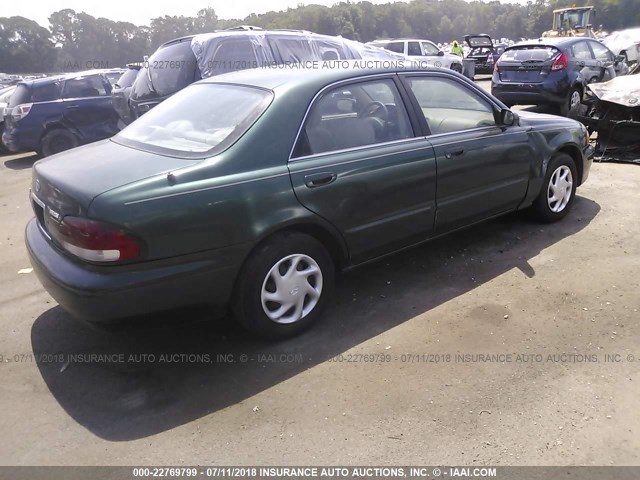 1YVGF22C6X5854403 - 1999 MAZDA 626 ES/LX GREEN photo 4