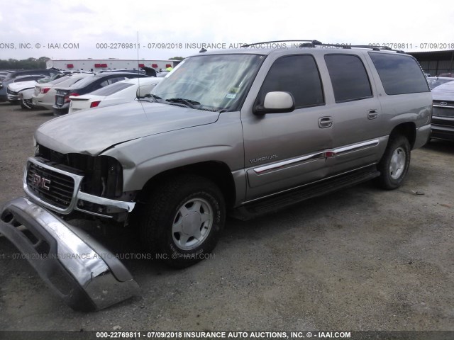 3GKEC16Z03G201393 - 2003 GMC YUKON XL C1500 TAN photo 2