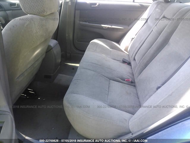 4T1BE32K02U617612 - 2002 TOYOTA CAMRY LE/XLE/SE ლურჯი ფოტო 8