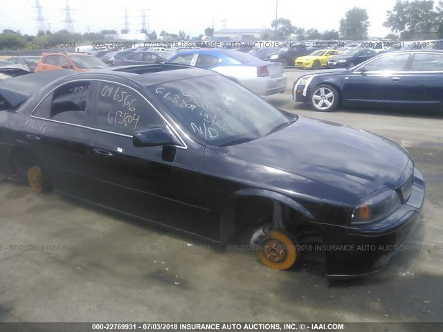 1LNHM86S95Y613804 - 2005 LINCOLN LS შავი ფოტო 1