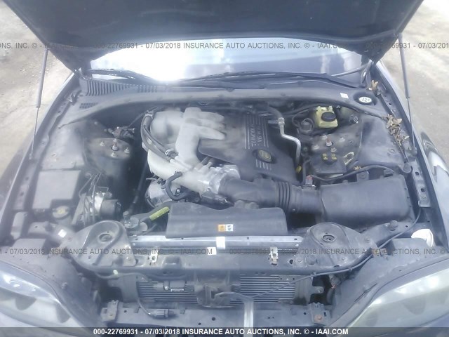 1LNHM86S95Y613804 - 2005 LINCOLN LS შავი ფოტო 10