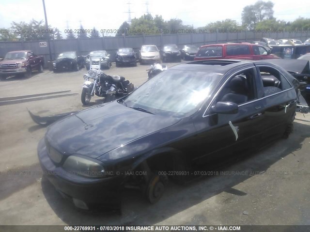 1LNHM86S95Y613804 - 2005 LINCOLN LS შავი ფოტო 2