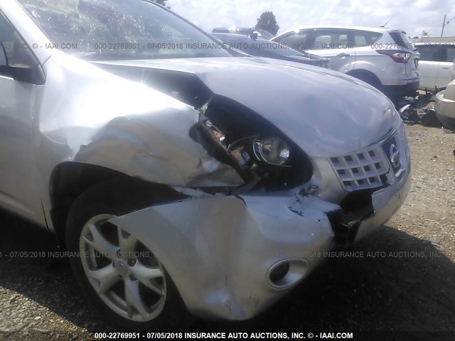 JN8AS5MT3AW002814 - 2010 NISSAN ROGUE S/SL/KROM SILVER photo 6