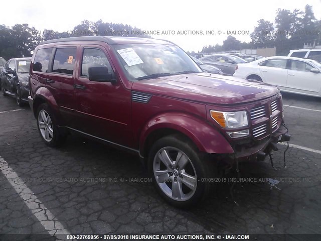 1D4PT4GK0BW529035 - 2011 DODGE NITRO HEAT RED photo 1