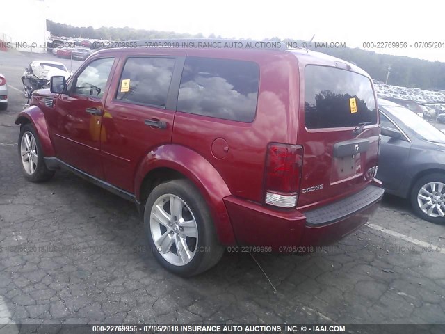 1D4PT4GK0BW529035 - 2011 DODGE NITRO HEAT RED photo 3