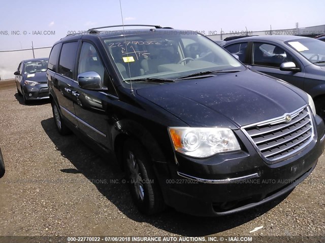 2A8HR64X28R793668 - 2008 CHRYSLER TOWN & COUNTRY LIMITED BLACK photo 1