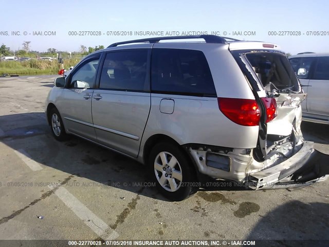 5TDZK22C89S232103 - 2009 TOYOTA SIENNA XLE/XLE LIMITED GRAY photo 3