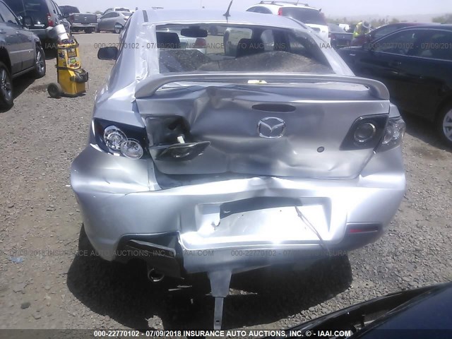 JM1BK323071666338 - 2007 MAZDA 3 S SILVER photo 6