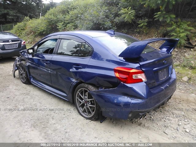 JF1VA2U69F9821086 - 2015 SUBARU WRX STI/LIMITED BLUE photo 3