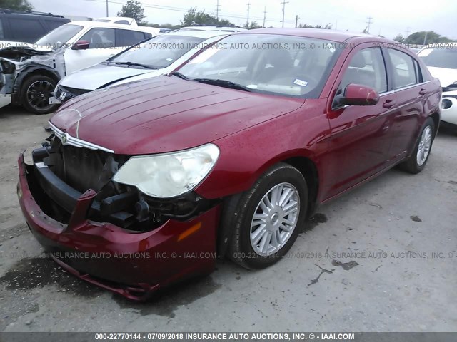 1C3LC56K67N680854 - 2007 CHRYSLER SEBRING TOURING RED photo 2