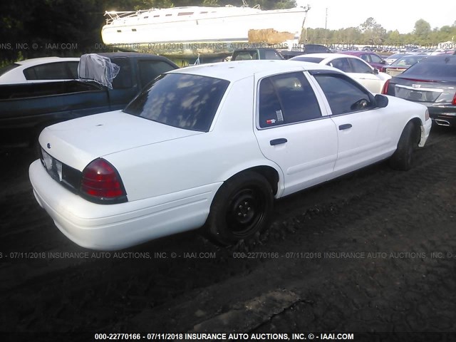 2FAFP71W77X135026 - 2007 FORD CROWN VICTORIA POLICE INTERCEPTOR WHITE photo 4