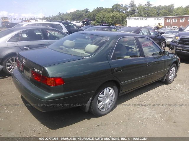 4T1BG22K9YU981301 - 2000 TOYOTA CAMRY CE/LE/XLE GREEN photo 4