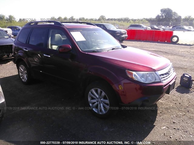 JF2SHAEC2CH400871 - 2012 SUBARU FORESTER LIMITED RED photo 1