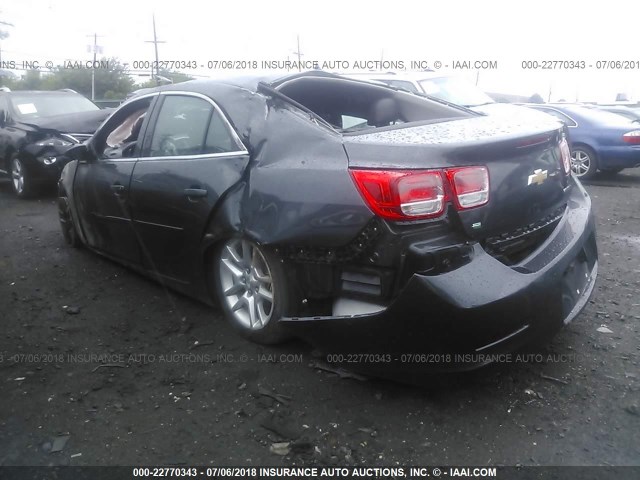 1G11C5SL8FF290809 - 2015 CHEVROLET MALIBU 1LT ნაცრისფერი ფოტო 3