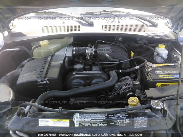 1J4FK48163W707253 - 2003 JEEP LIBERTY SPORT/FREEDOM ლურჯი ფოტო 10