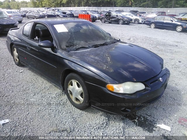 2G1WX15K029282664 - 2002 CHEVROLET MONTE CARLO SS 黑色 照片 1