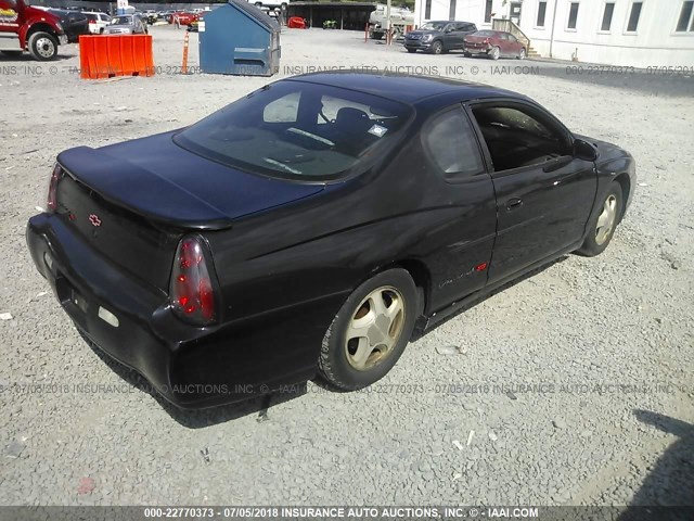 2G1WX15K029282664 - 2002 CHEVROLET MONTE CARLO SS 黑色 照片 4