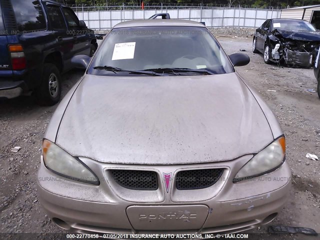 1G2NE52EX5M153969 - 2005 PONTIAC GRAND AM SE GOLD photo 6