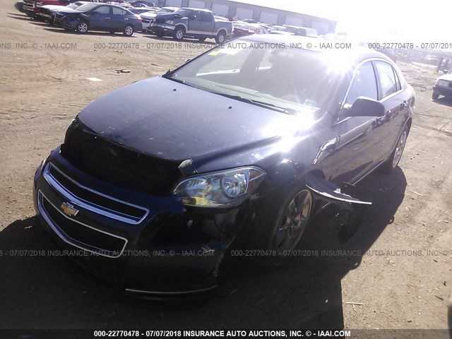 1G1ZC5EBXAF270639 - 2010 CHEVROLET MALIBU 1LT BLUE photo 2