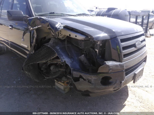 1FMFK205X7LA31563 - 2007 FORD EXPEDITION EL LIMITED BLACK photo 6