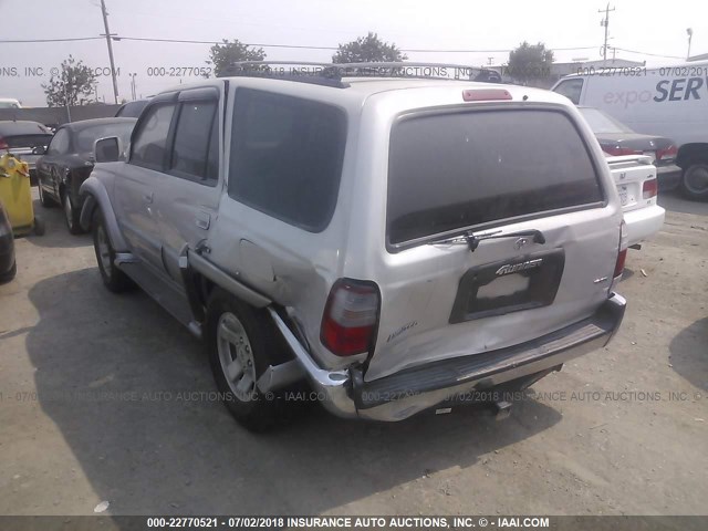 JT3GN87R5V0025877 - 1997 TOYOTA 4RUNNER LIMITED SILVER photo 3