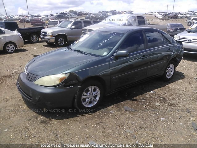 4T1BF32K24U081522 - 2004 TOYOTA CAMRY LE/XLE/SE Yaşıl foto 2