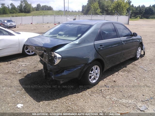 4T1BF32K24U081522 - 2004 TOYOTA CAMRY LE/XLE/SE Yaşıl foto 4