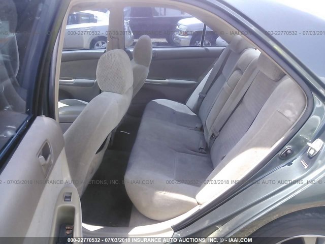 4T1BF32K24U081522 - 2004 TOYOTA CAMRY LE/XLE/SE Yaşıl foto 8