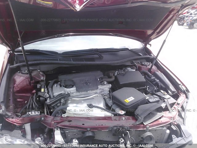 4T1BF1FK7HU770377 - 2017 TOYOTA CAMRY LE/XLE/SE/XSE 栗色 照片 10