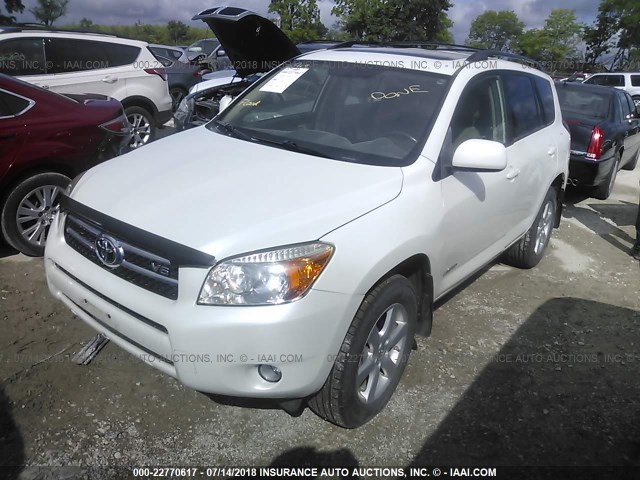 JTMBK31V885044857 - 2008 TOYOTA RAV4 LIMITED WHITE photo 2