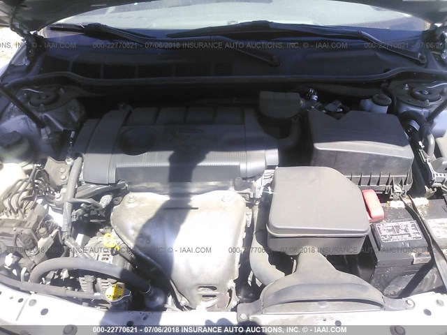 4T1BF3EK8AU084805 - 2010 TOYOTA CAMRY SE/LE/XLE SILVER photo 10