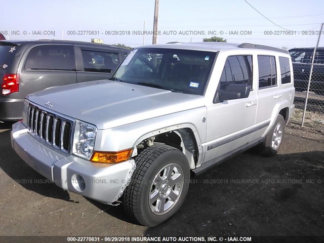 1J8HG48P77C671254 - 2007 JEEP COMMANDER ნაცრისფერი ფოტო 2
