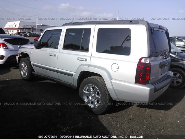 1J8HG48P77C671254 - 2007 JEEP COMMANDER ნაცრისფერი ფოტო 3