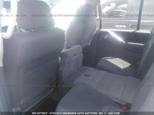 5N1BR18B38C624584 - 2008 NISSAN PATHFINDER LE/SE SILVER photo 8