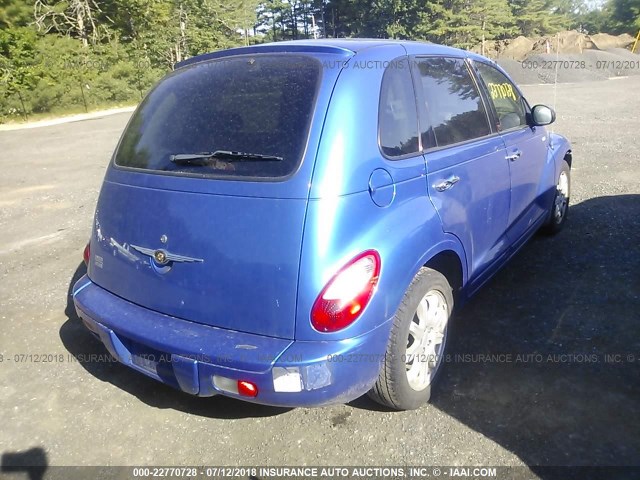 3A8FY68B36T279749 - 2006 CHRYSLER PT CRUISER LIMITED BLUE photo 4