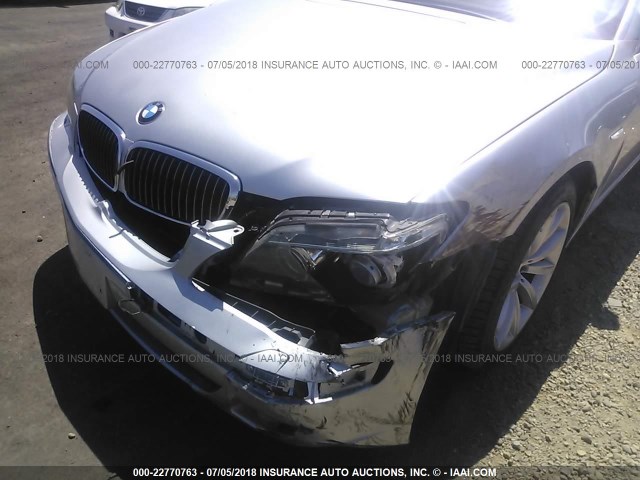 WBAHN83567DT67205 - 2007 BMW 750 SILVER photo 6