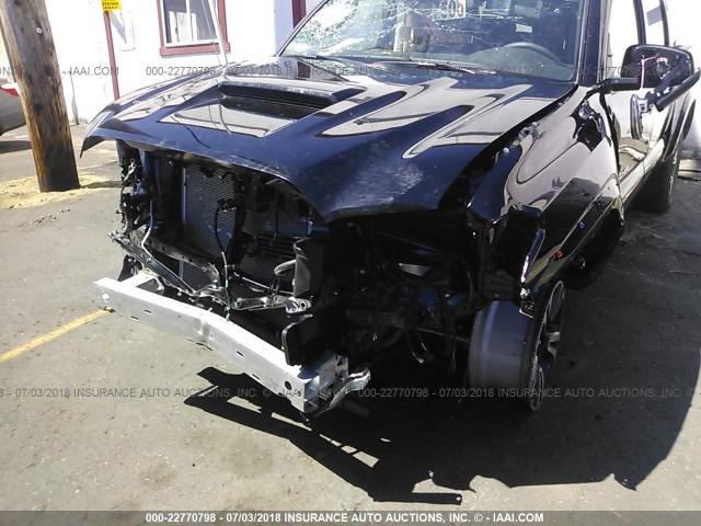 3TMCZ5AN8JM139821 - 2018 TOYOTA TACOMA DBL CAB/SR/TRDSPT/OR/PRO შავი ფოტო 6
