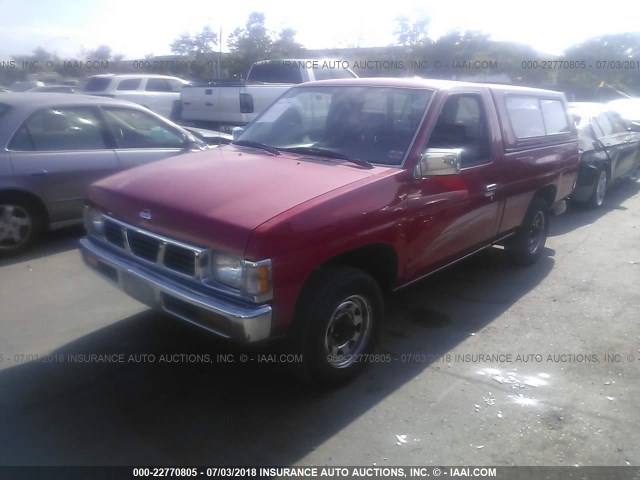 1N6SD11S0RC389153 - 1994 NISSAN TRUCK XE RED photo 2