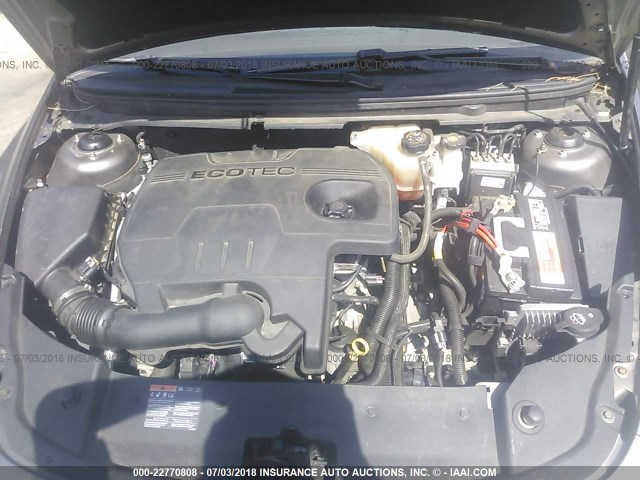 1G1ZC5E06CF280683 - 2012 CHEVROLET MALIBU 1LT 灰色 照片 10