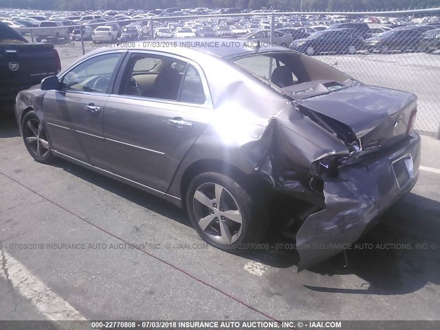 1G1ZC5E06CF280683 - 2012 CHEVROLET MALIBU 1LT GRAY photo 3