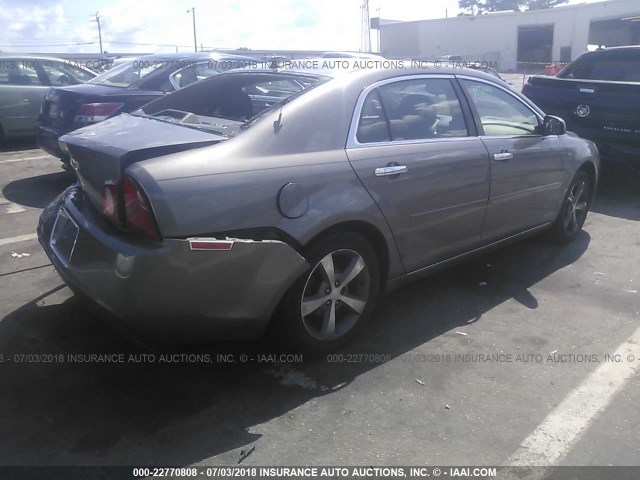 1G1ZC5E06CF280683 - 2012 CHEVROLET MALIBU 1LT 灰色 照片 4