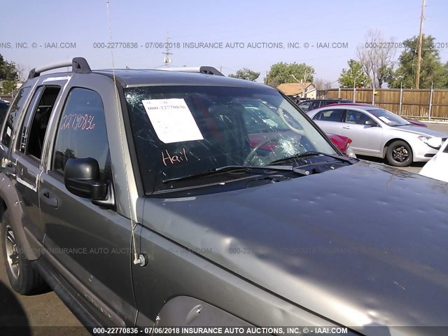 1J4GL38K86W191342 - 2006 JEEP LIBERTY RENEGADE GOLD photo 6