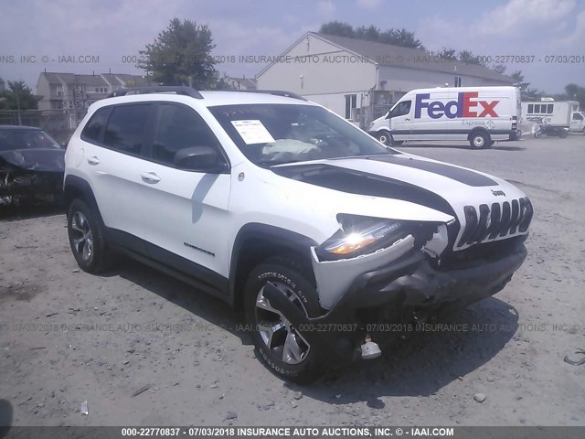 1C4PJMBS0EW127787 - 2014 JEEP CHEROKEE TRAILHAWK 白色 照片 1