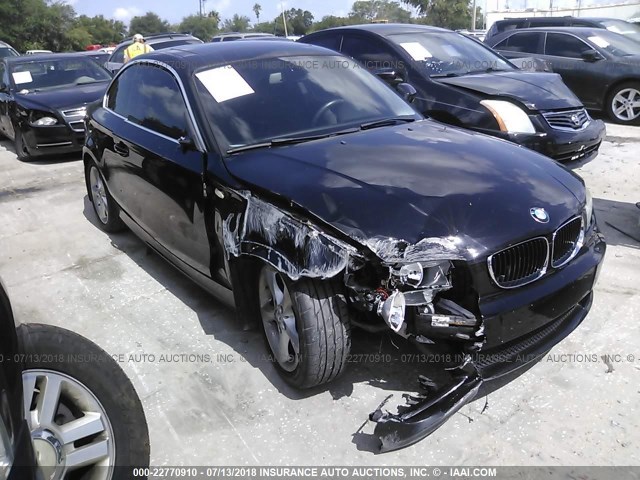 WBAUP7C59BVP21482 - 2011 BMW 128 I BLACK photo 1